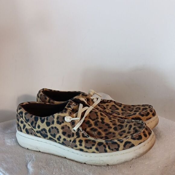 Ariat Shoes - Ariat Hilo Leopard Print Slipon Shoes